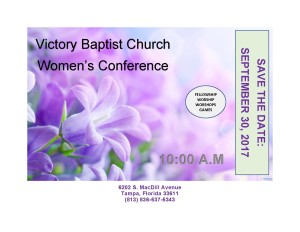 VBC Women Conf Save the Date Flyer 2017